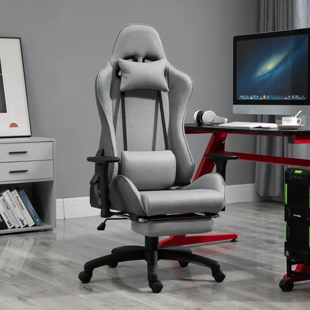 Ergonomisk Kontorsstol med Nackstöd Datorstol med Armstöd