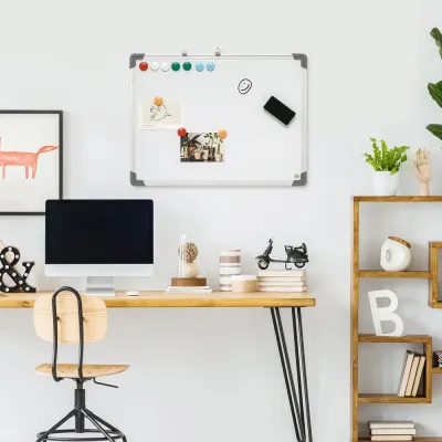 Magnetisk Whiteboard med Staffli Skrivtavla 60 x 45 cm