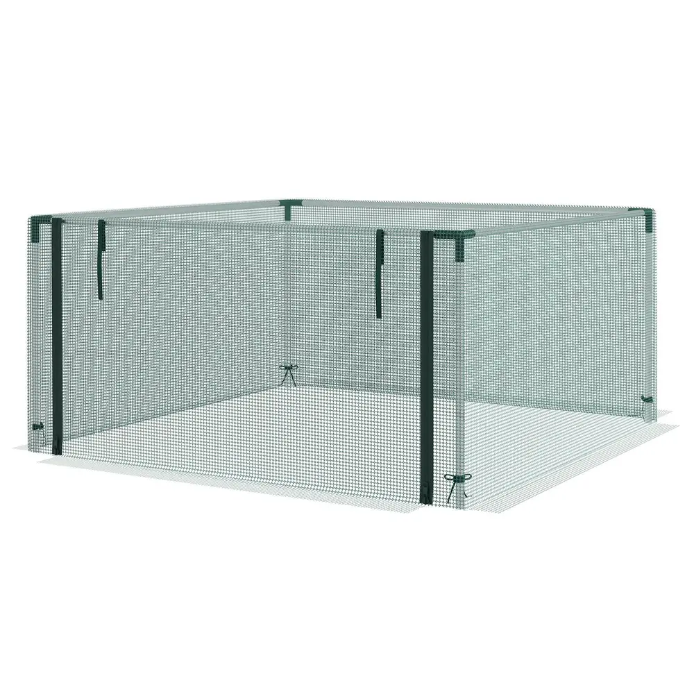 Trädgårdsnät Insektsskyddsnät Grön av Stål 1,25 x 1,25 M