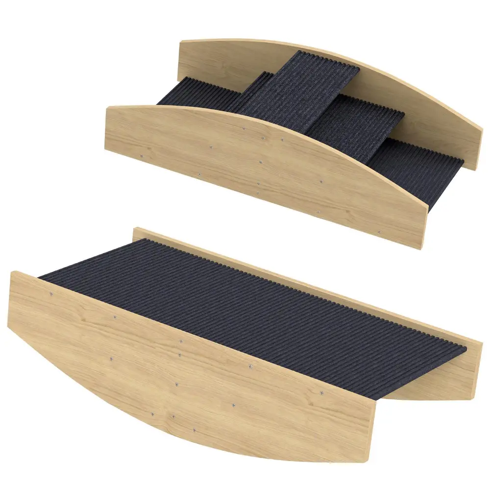Hundgunga Agilityhinder 2-i-1 Vippbräda 80 x 39,5 x 20 Cm