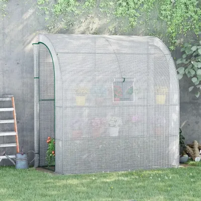 Växthus i Tunnelmodell Rymligt Drivhus 200 x 100 x 215 cm