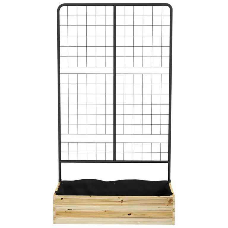 Odlingsbänk Växtlåda Natur av Trä 80 x 38 x 145 cm