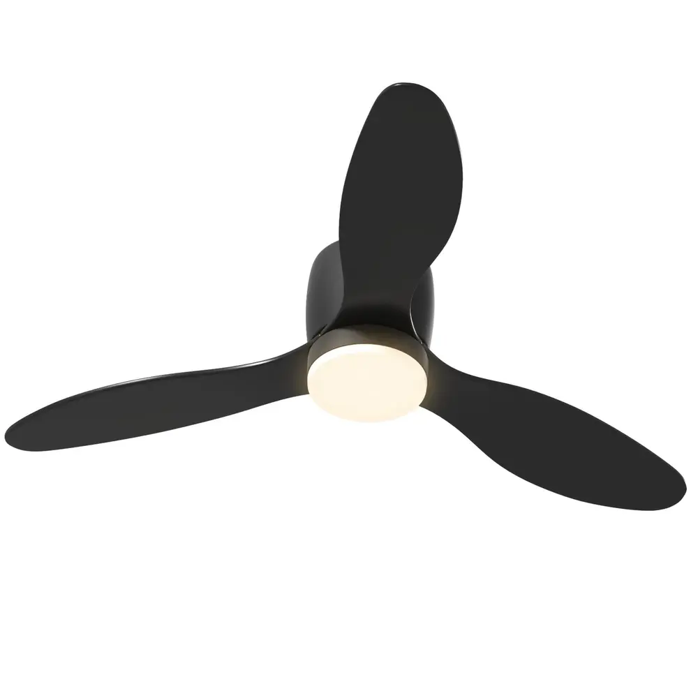 Takfläkt med Lampa och Fjärrkontroll 3 Ljusfärger 6