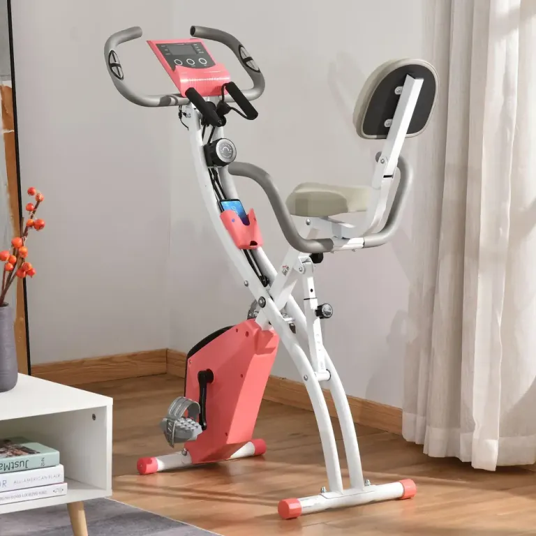 X-Bike 2-i-1 Motionscykel med LCD-Skärm Sittande Magnetiskt Motstånd