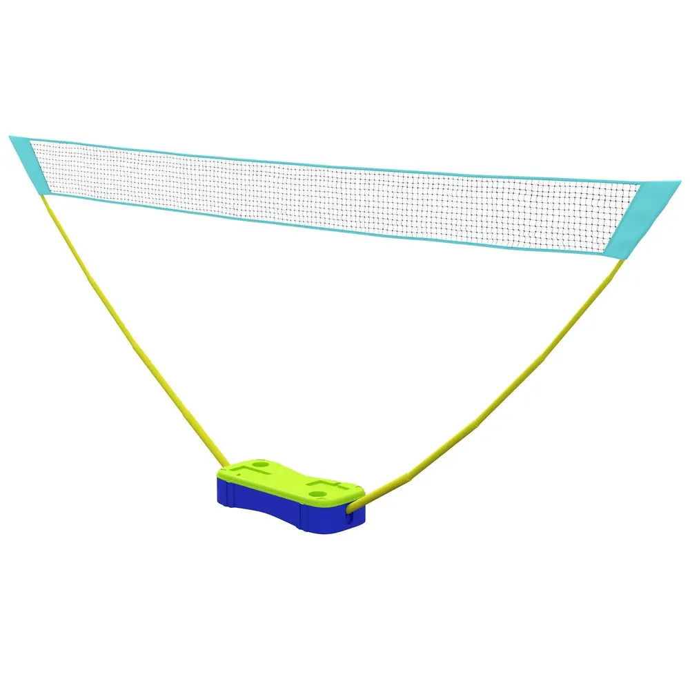 Badmintonset Volleybollnät Svart av Plast och Metall 2-i-1