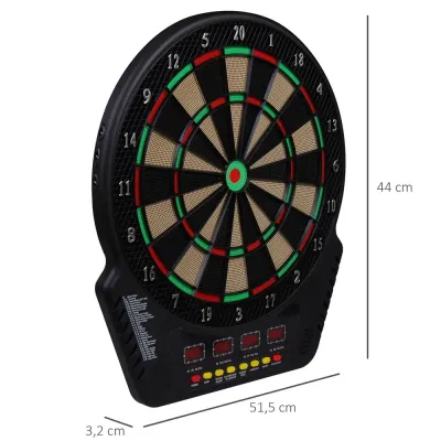 Elektronisk Darttavla med LED-Display och 6 Pilar