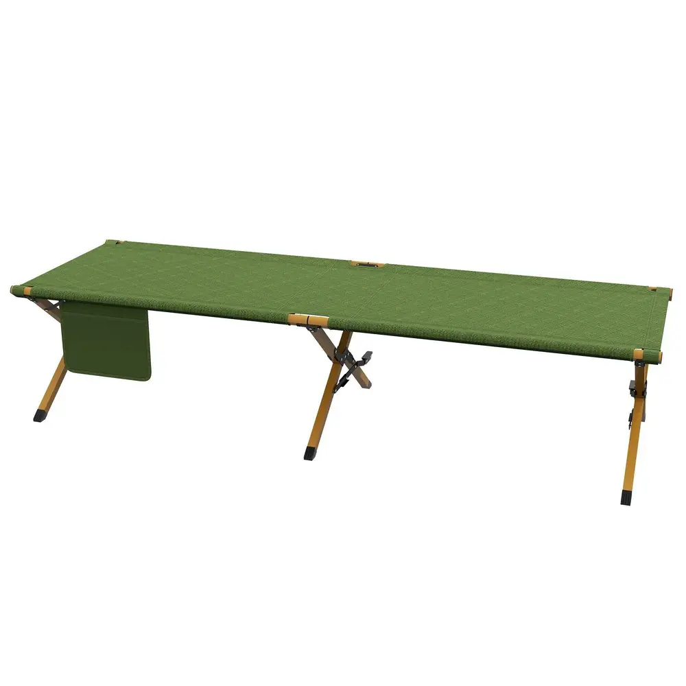 Solstol Trädgårdssäng Mörkgrön av Oxford 196 x 64 x 45 Cm