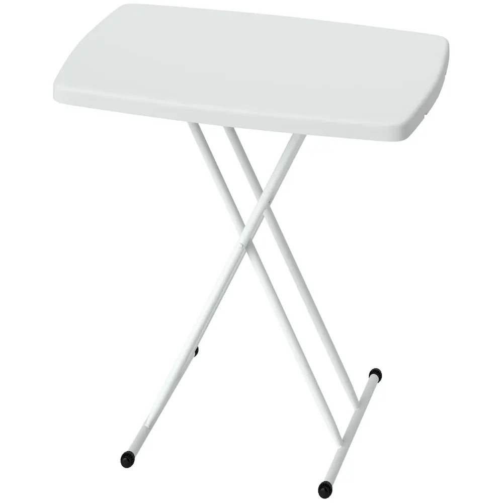 Trädgårdsbord Sidobord Höj- och Sänkbart 76 x 50 x 74 Cm