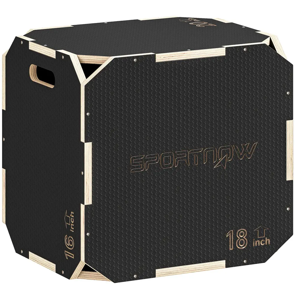 Plyobox Trä Svart Plywood för Crossfit och Hoppträning