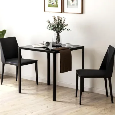 Fyrkantigt Matbord för 4 Personer Skiva i 75 x 75 x 75 cm