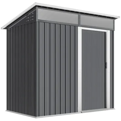 Redskapsbod med Fönster Ventilationshål och Skjutdörr