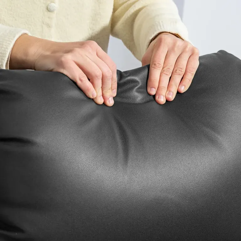 Relaxfåtölj Massagestol med Liggfunktion Svart Massagefåtölj Bord