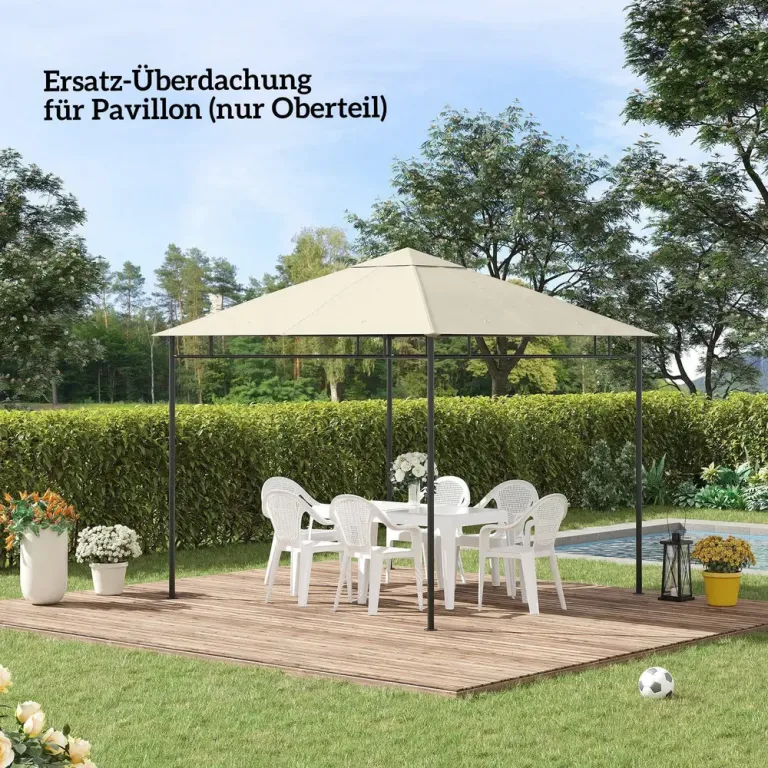Reservtak till Paviljong 8 Dräneringshål 3 x 3 m