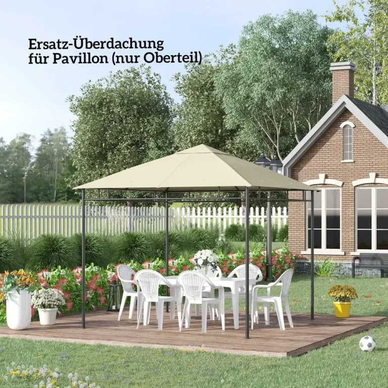 Reservtak till Paviljong 8 Dräneringshål 3 x 3 m