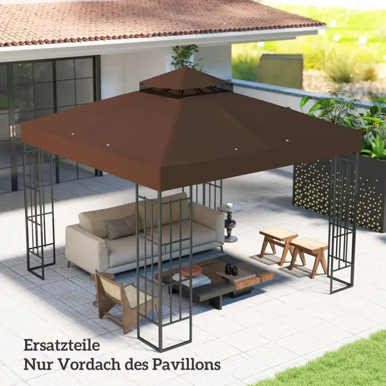 Reservtak till Paviljong med Dräneringshål Paviljongtak