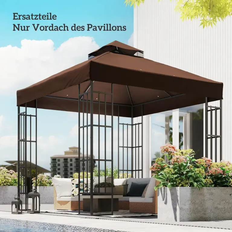 Reservtak till Paviljong med Dräneringshål Paviljongtak
