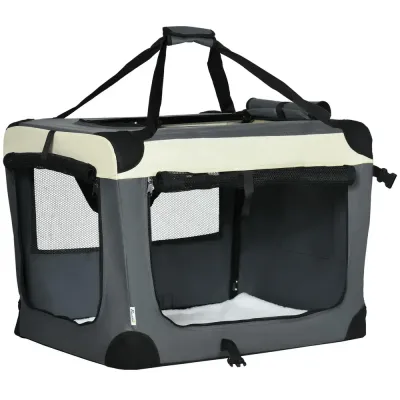 Transportväska Prisvärd Grå Tyg för Hund 70 x 51 x 50 Cm