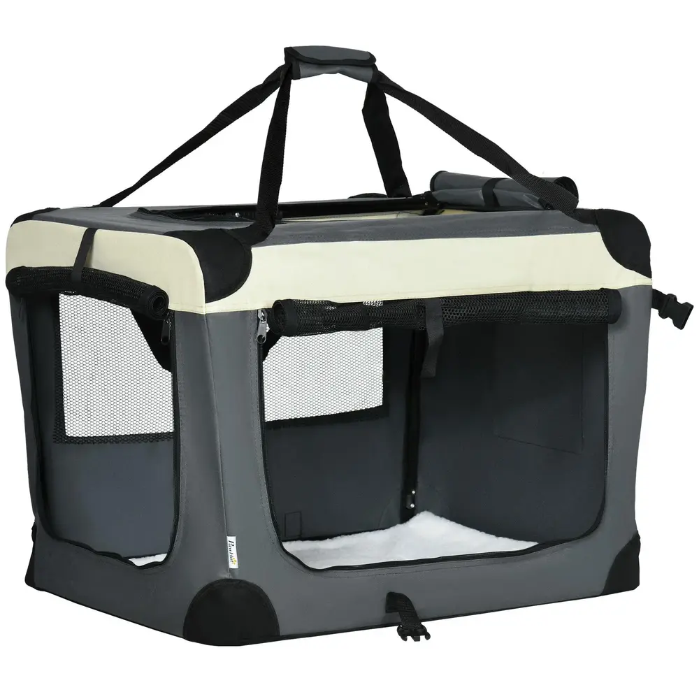 Transportväska Prisvärd Grå Tyg för Hund 70 x 51 x 50 Cm