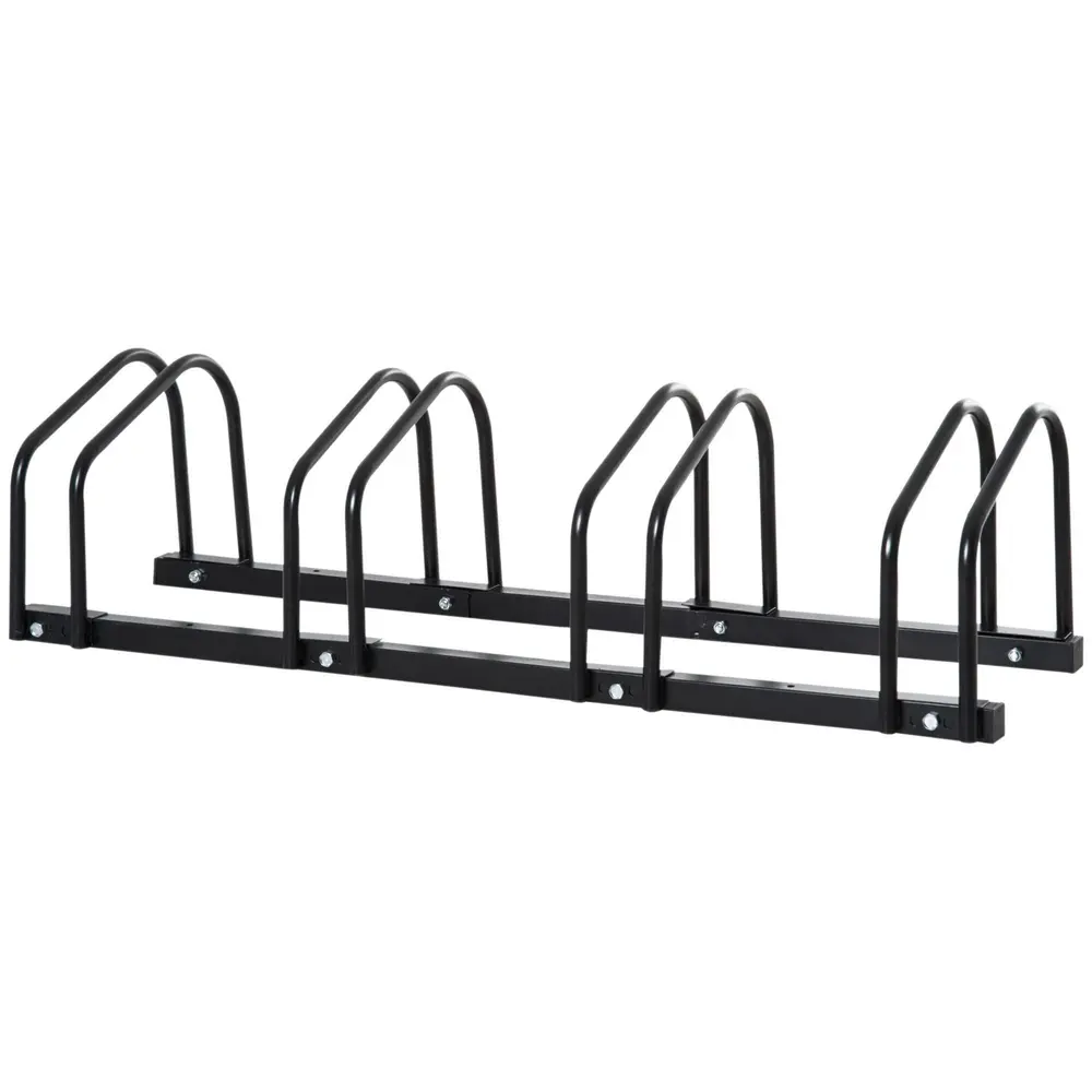 Cykelställ för 5 Cyklar Parkeringsställ 145 x 33 x 27 Cm