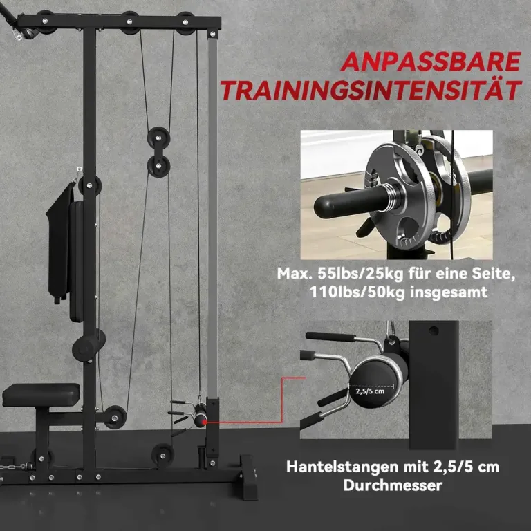 Roddmaskin för Hemmabruk Stål Syntetiskt Läder Svart Multigym