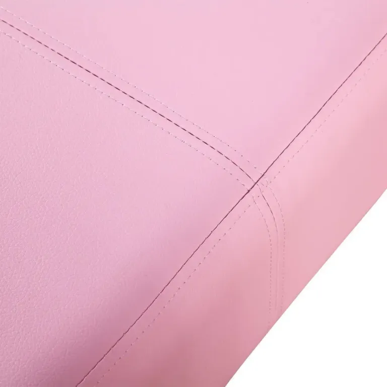 Barnfåtölj med Fotpall och Minisoffa 83 x 42 cm, Rosa