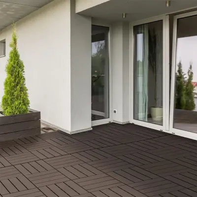 Altanplattor 9 St 0,81 M² Klickplattor Cm Balkongplattor Plast Pack