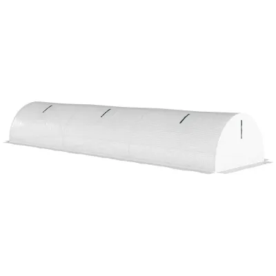 Litet Växthus Tunnelväxthus med Runt Tak 300 x 80 x 45 cm