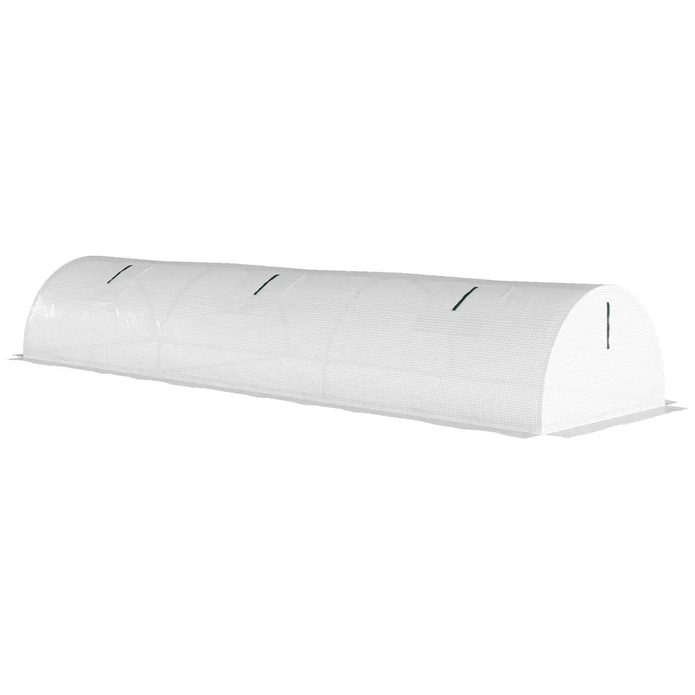 Litet Växthus Tunnelväxthus med Runt Tak 300 x 80 x 45 Cm