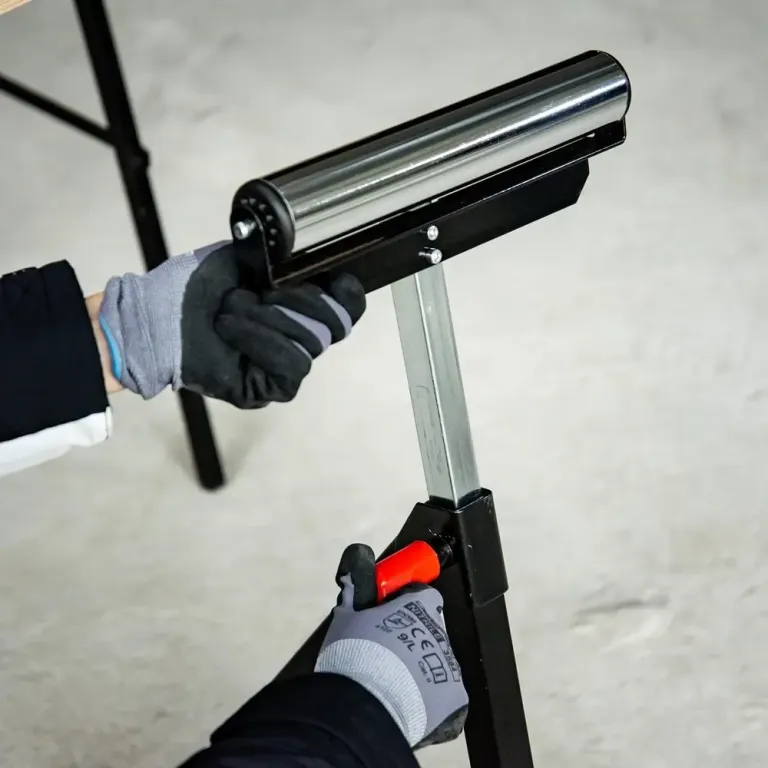 Rullbock Höj- och Sänkbar Stödbock Upp -110 cm Rullstativ Metall