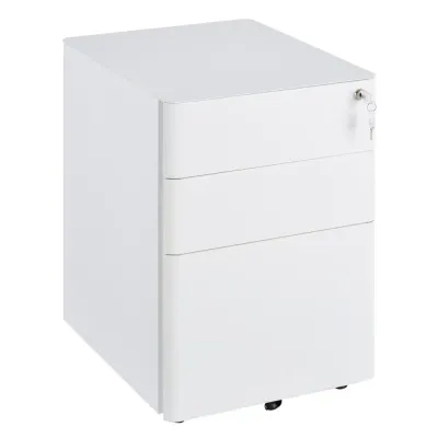 Rullhurts Mobilt Dokumentskåp med 3 Lådor Låsbart