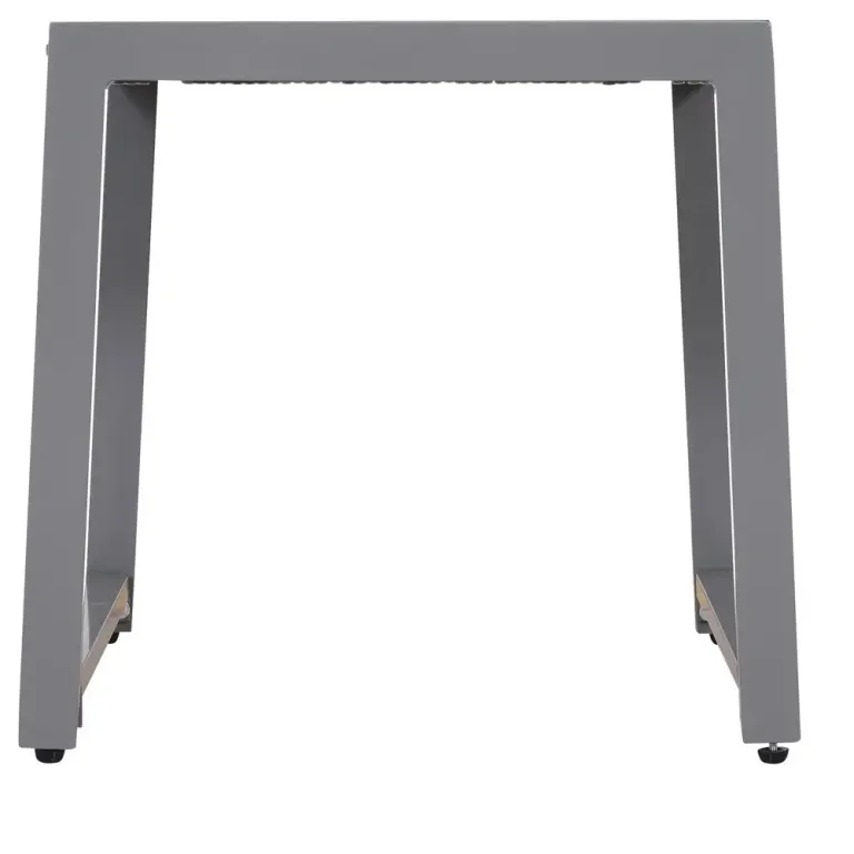 Runt Trädgårdsbord Konstrotting Elegant Sidobord Härdat Glas