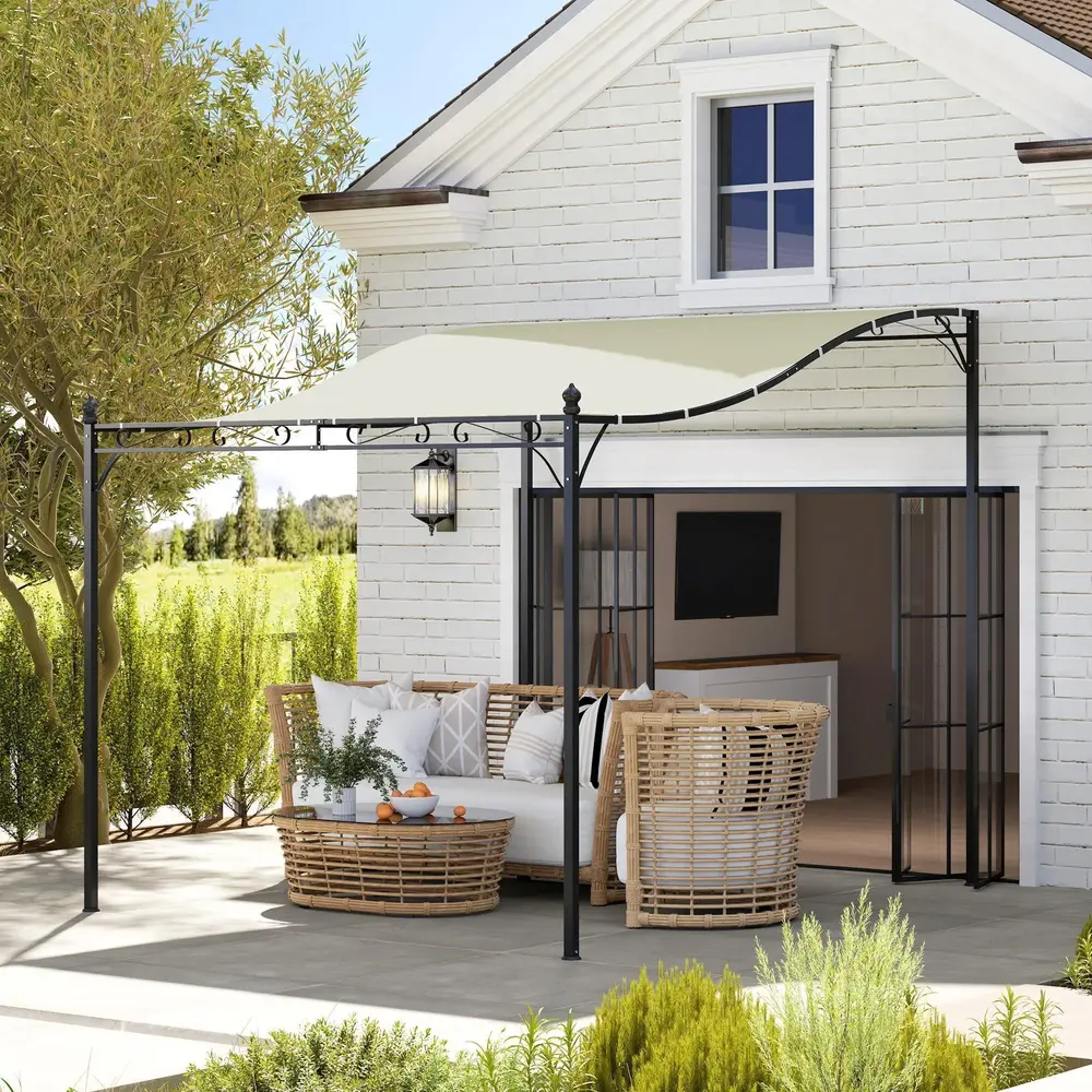 Påbyggnadspaviljong Pergola med Tak 2,5X3X2,5 M