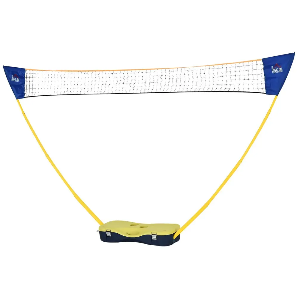 Badmintonnät med Stativ Bärbart Badmintonnätstativ Inkl. 4