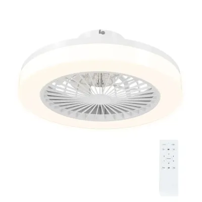 Takfläkt med LED-Lampa och Fjärrkontroll 6 Hastigheter