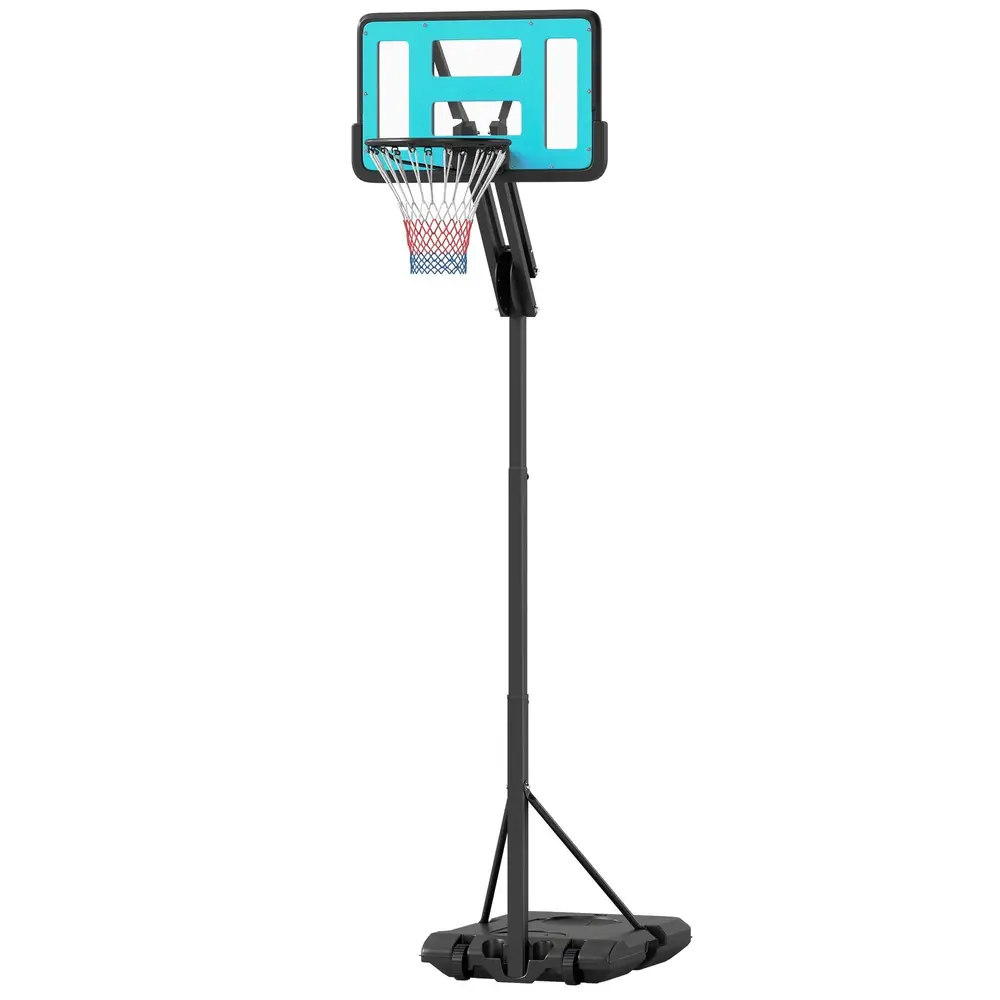 Basketkorg Höjdjusterbar Rullbart Basketstativ 146-236 Cm