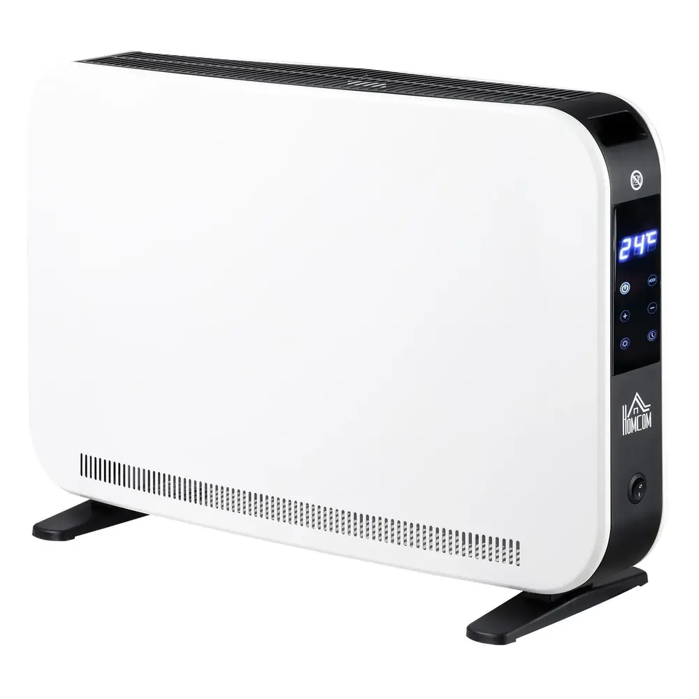 Värmefläkt med LED-Ljus Elektrisk 60 x 18,5 x 39,5 Cm