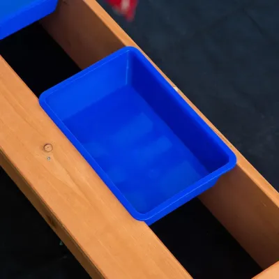 Sandlåda i Trä med Tak Barnens och Lock Rolig