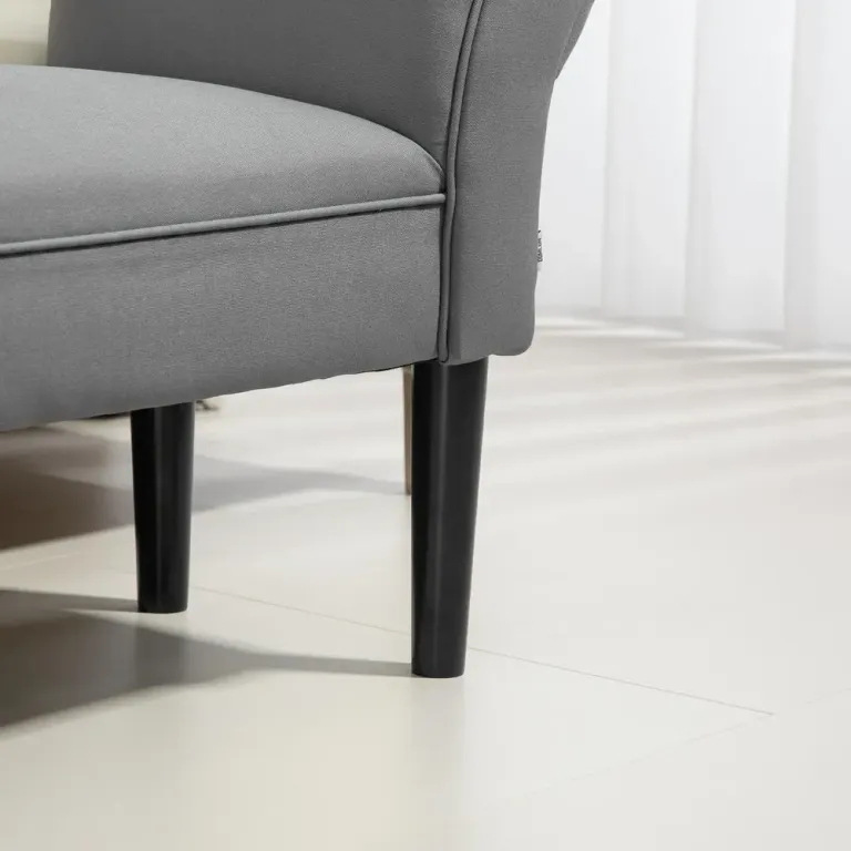 Sängbänk Förvaringsbänk Mörkgrå Sittbänk Robust Konstruktion Linne