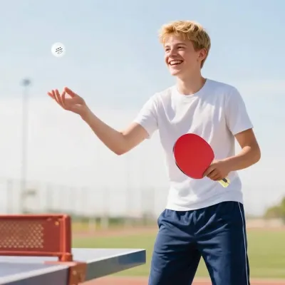 Bordtennisset 4 Slagträn 8 Bollar och Bärväska