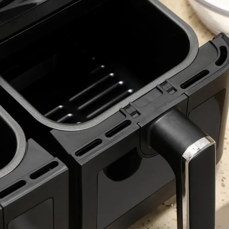 Air Fryer 2 x 4 l Frityrkorgar 8 38,5 x 38 x 30,5 cm, Svart