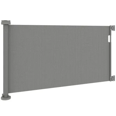Utdragbar Trappgrind 0-136 cm Hög Dörrgrind 142x10x87 cm