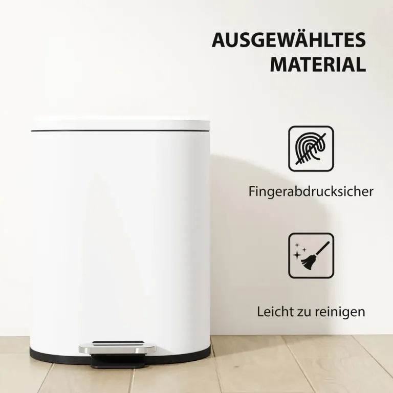 Sensor Soptunna Automatisk Papperskorg Rostfritt Stål Fotpedal Lock