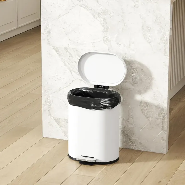 Sensor Soptunna Automatisk Papperskorg Rostfritt Stål Fotpedal Lock