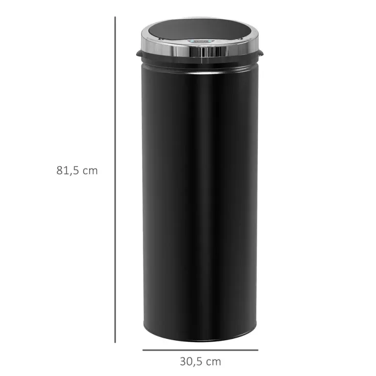 Sensorstyrd Papperskorg 50 l Automatisk Soptunna