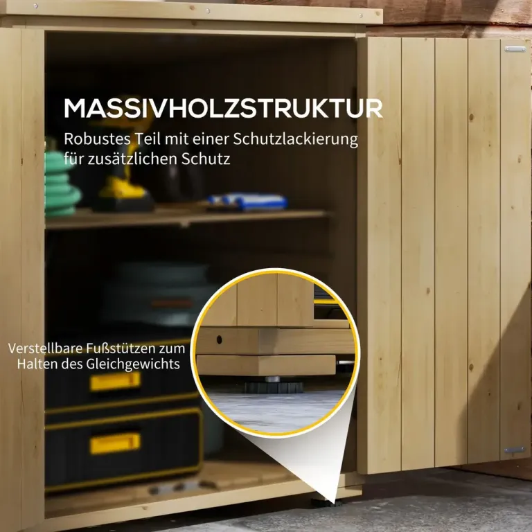 Trädgårdsbox/kuddlåda Asfalttak Förvaringslåda Utomhus Naturligt