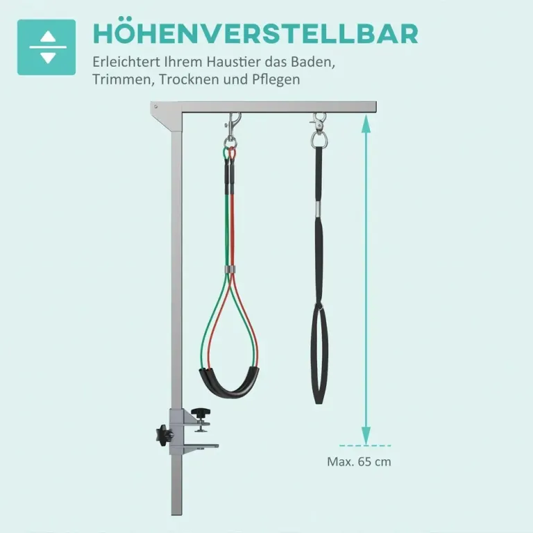 Trimarm till Trimbord, Höjdjusterbar, Silver