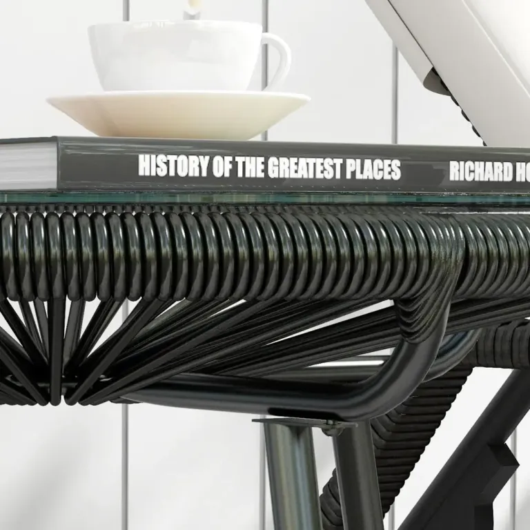 Sidobord Bistrobord Svart av Rotting