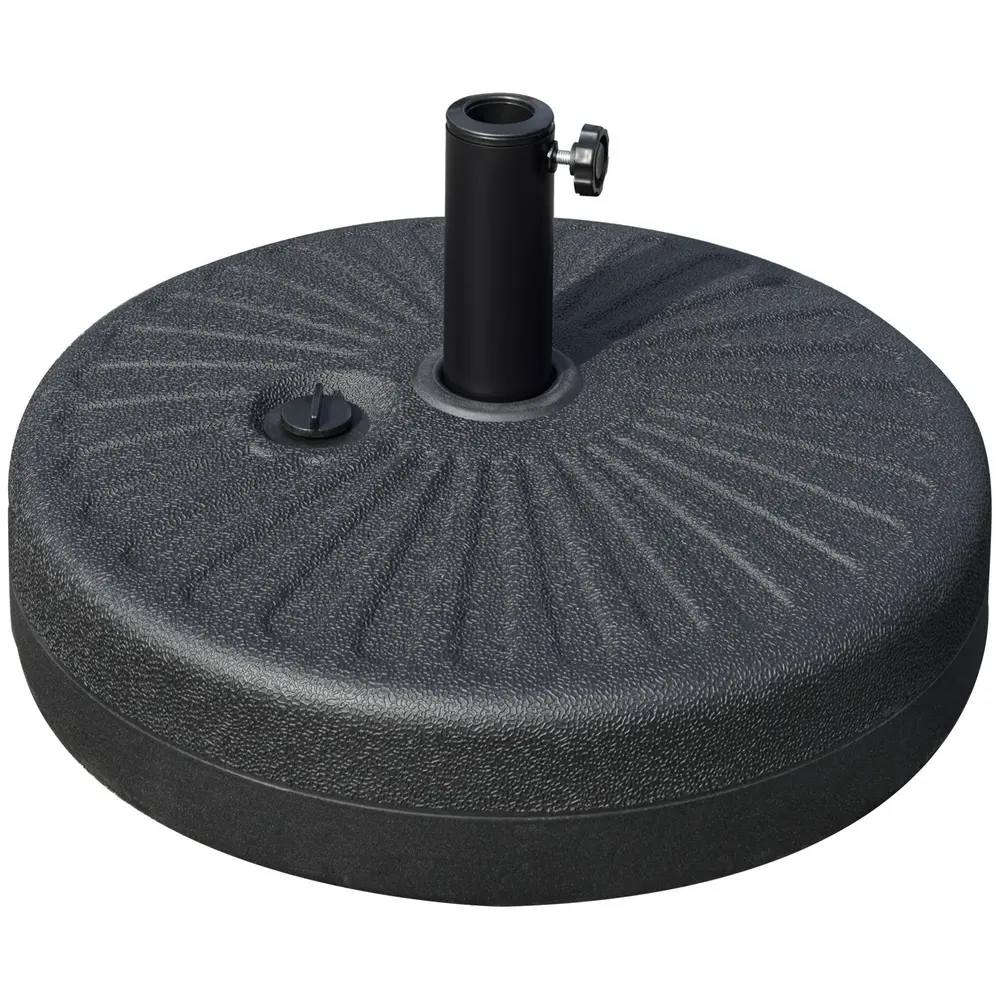 Rund Parasollfot i Cement Parasollstativ 51 Cm
