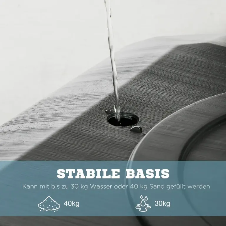 Basketstativ Basketkorg Svart av Stål och Plast Basketställning