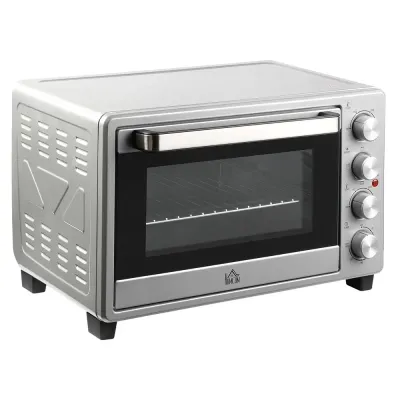 Miniugn 32 l med Bakplåt & Timer 1600 w Silver